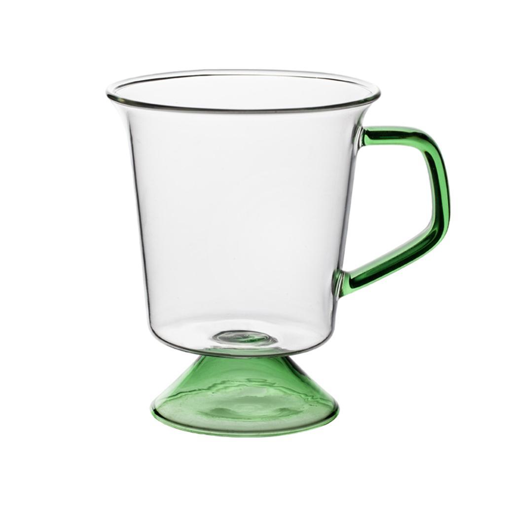 300ML Glass Mug Heat-Resistant Coffee Cup for Hot Office