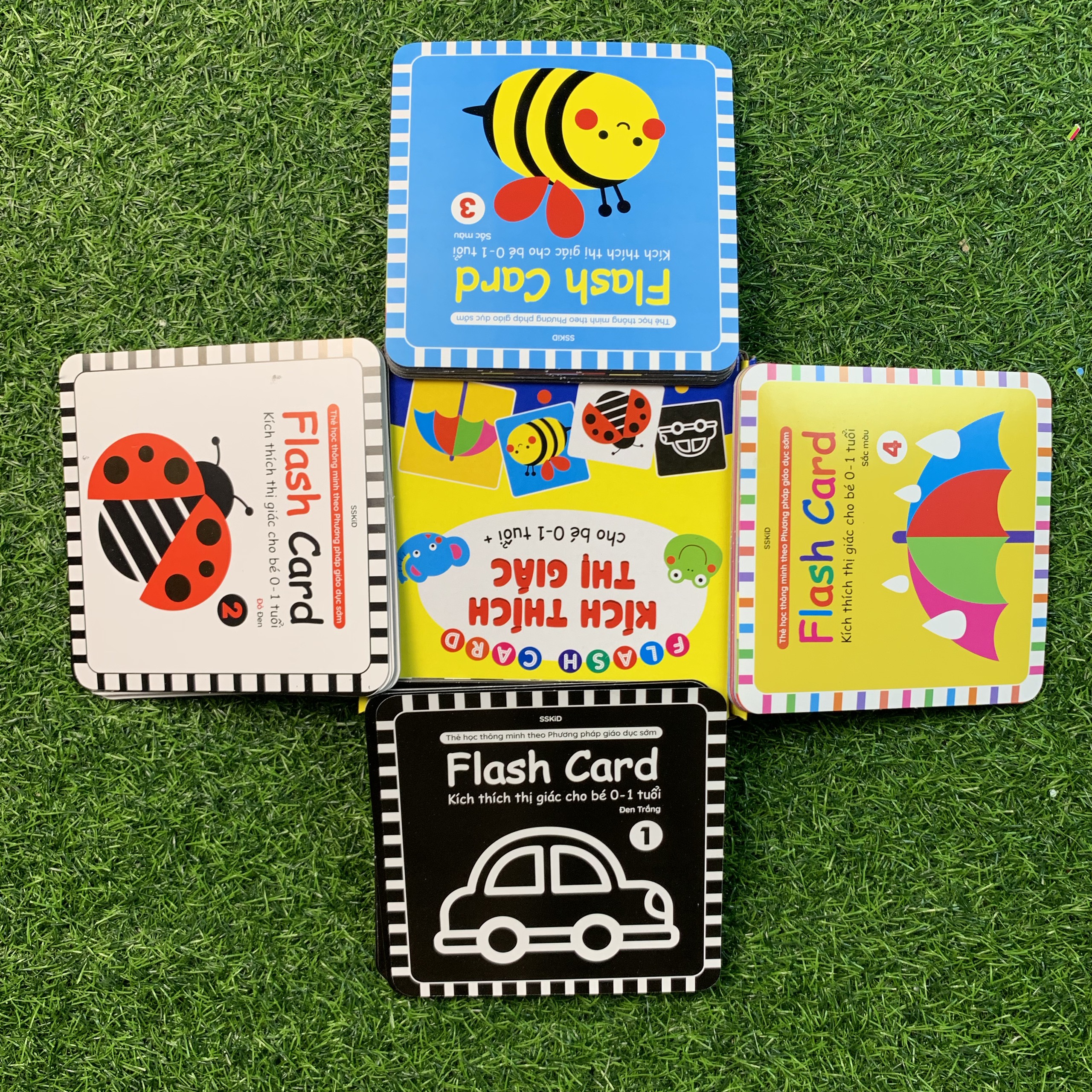 Bộ Thẻ Học Thông Minh Flashcard Kích Thích Thị Giác Cho Bé Từ 0-1 Tuổi Theo Phương Pháp Giáo Dục Sớm Montessori Glen Doman