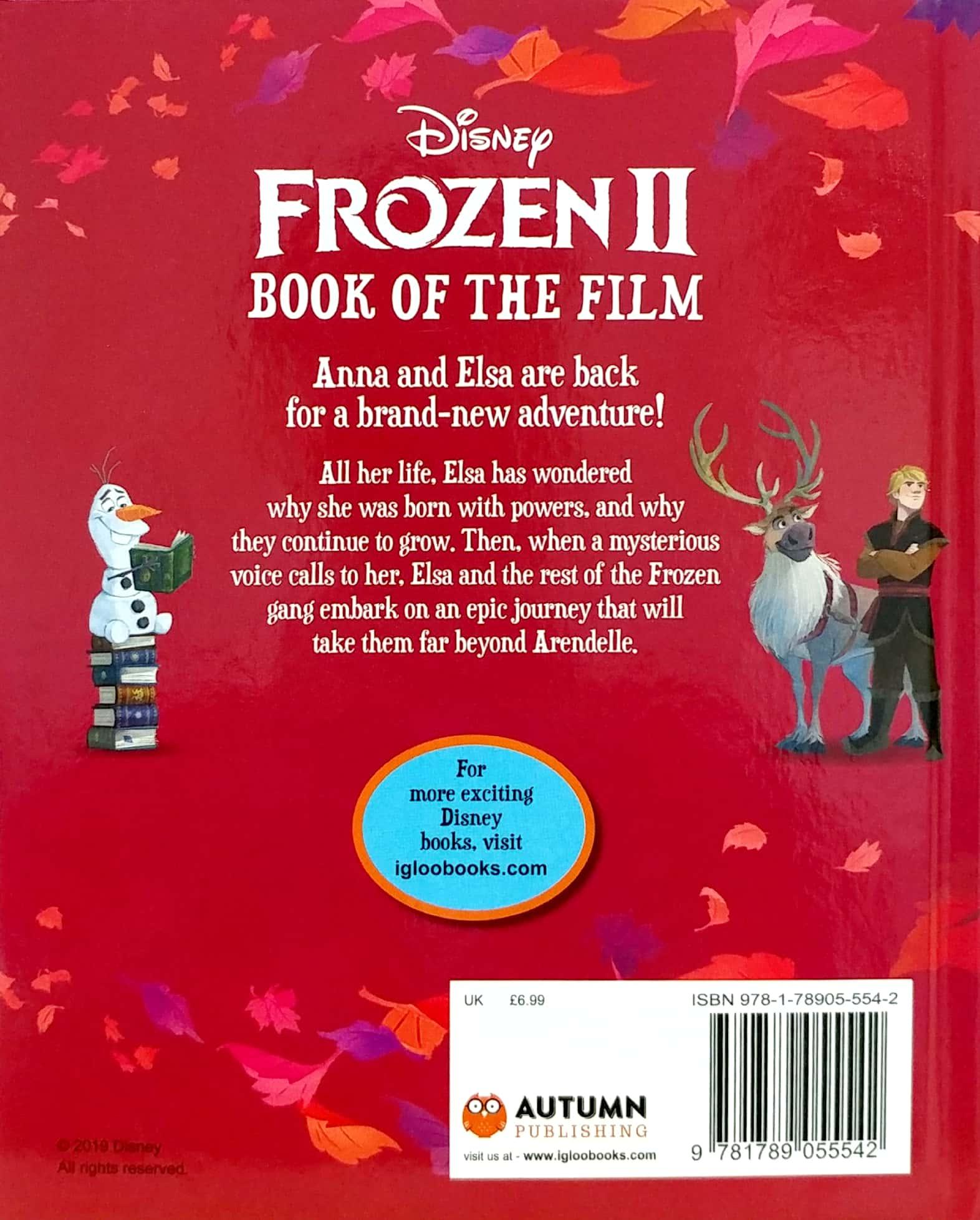 Disney Frozen 2 Book Of The Film