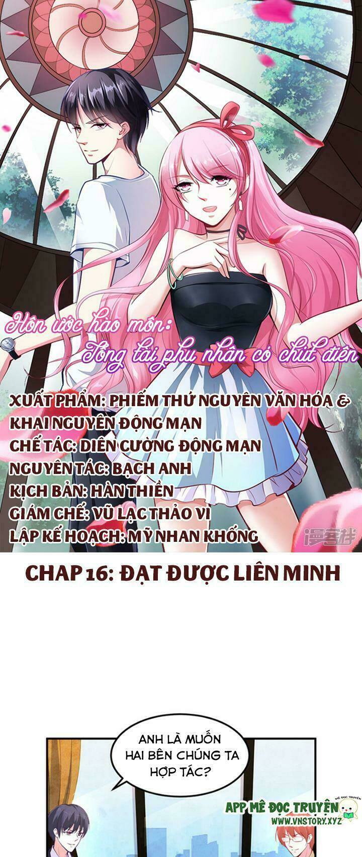 hôn ước hào môn : phu nhân tổng tài có chút điên chapter 16 1