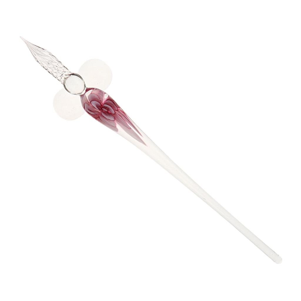 Handmade High Borosilicate Glass Glass Dip Pen Glass Signature Fountain Pen