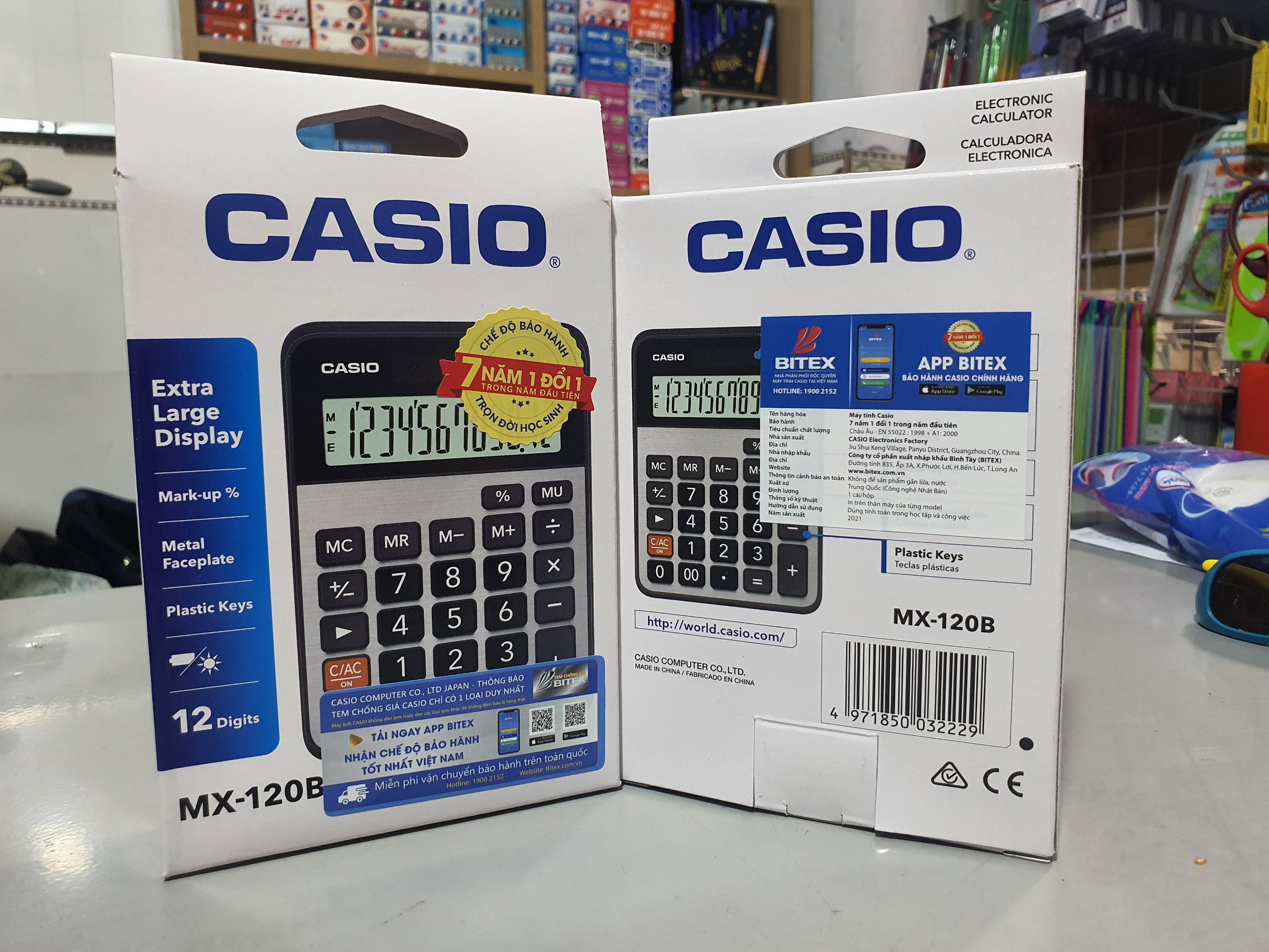 Máy Tính Để Bàn Casio MX-120B