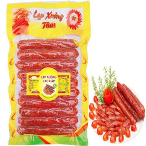 (MẪU MỚI) 500G LẠP XƯỞNG TÔM ĐẶC BIỆT TÂN LỘC PHÁT - BỊCH 500G