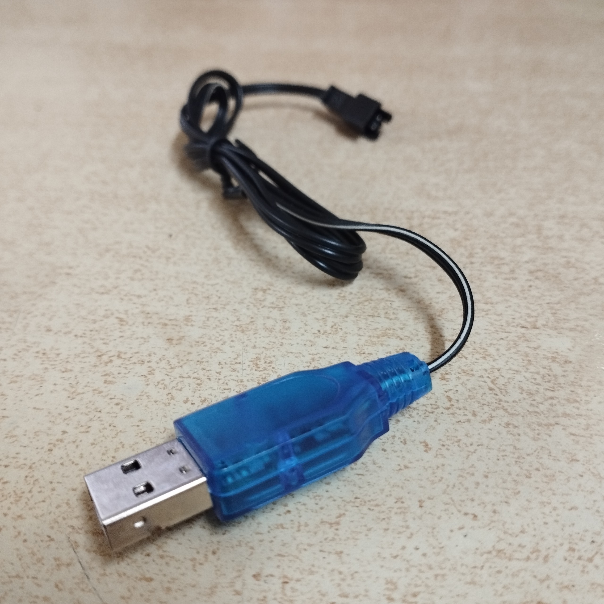 Dây cáp sạc pin 3.7V chân cắm Jack SM càng cua đen