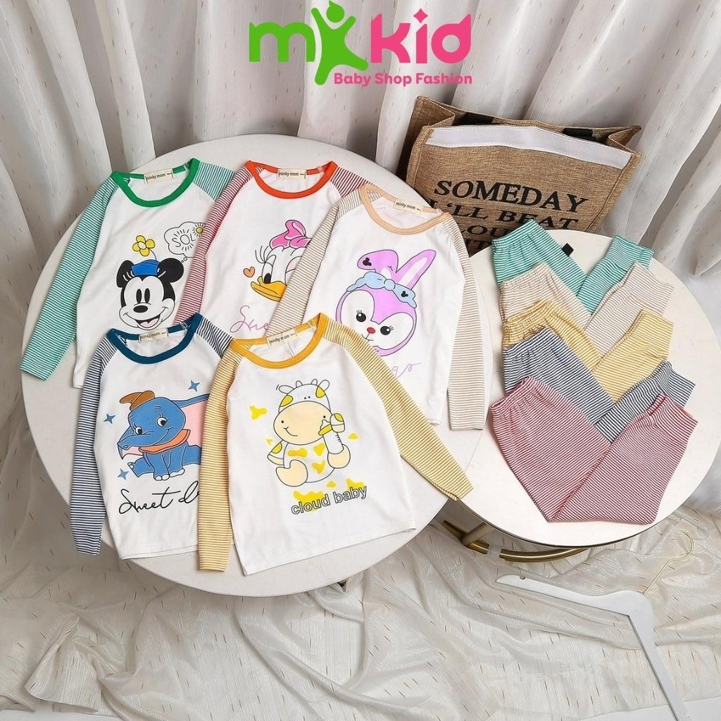 Bộ thu đông cho bé ️ Bộ dài tay Minkymom dài tay cho bé trai bé gái chất cotton co dãn và thấm hút mồ hôi tốt