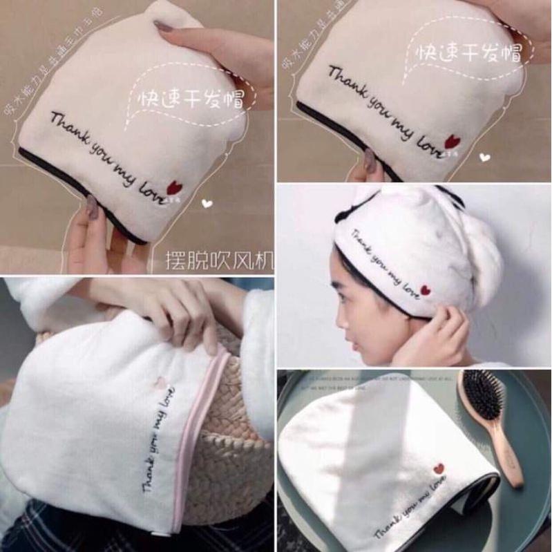 Khăn quấn tóc nhanh khô thần thánh