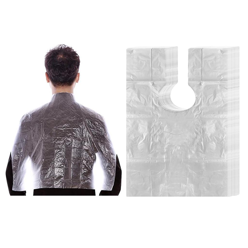 200x Disposable Hair Cutting Cape Gown Unisex Salon Barber Shop Capes Cloth