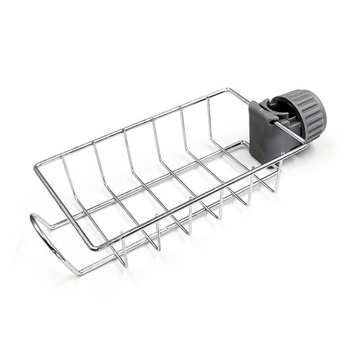 Khay Đựng Dụng Cụ Inox Gắn Vòi Rửa Bát