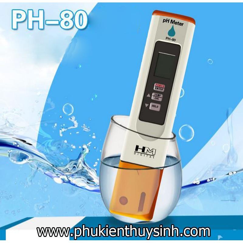 Máy đo PH nước và nhiệt độ PH80 Hàng Nhập khẩu Mỹ, đo độ PH nước chính xác nước, ao nuôi thủy sản