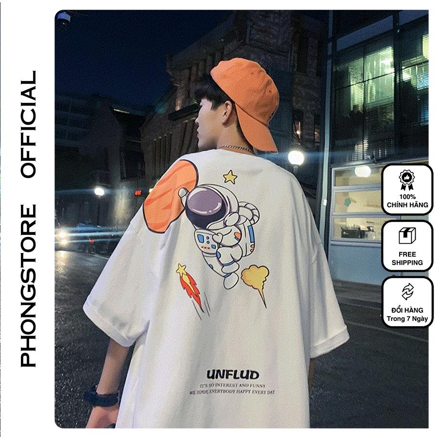 Áo thun Unisex Phong Boutique PHI HÀNH GIA VAI phông tay lỡ nam nữ form rộng Oversize 2 màu