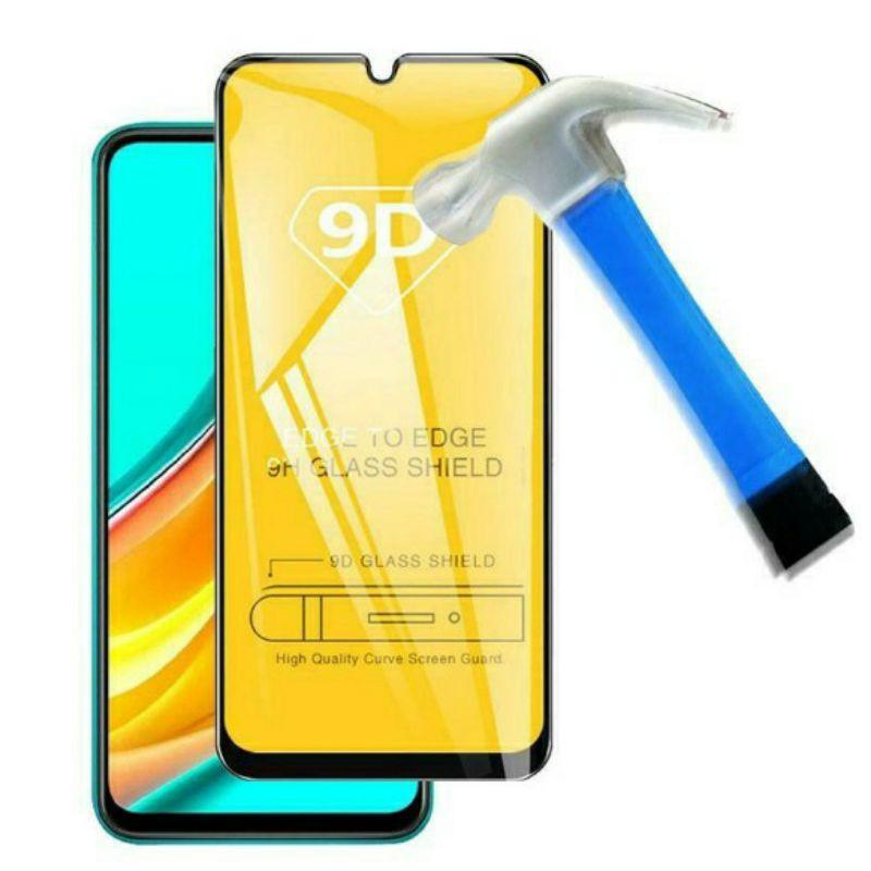 Kính Cường Lực Dành Cho Điện Thoại Xiaomi Redmi 9C 9D Full Keo Full Màn- Màu Đen