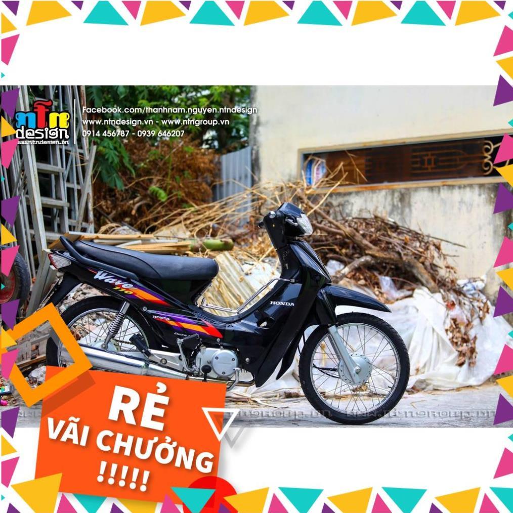 Tem Rời Wave  Nhỏ Mẫu Tím Đen Vàng