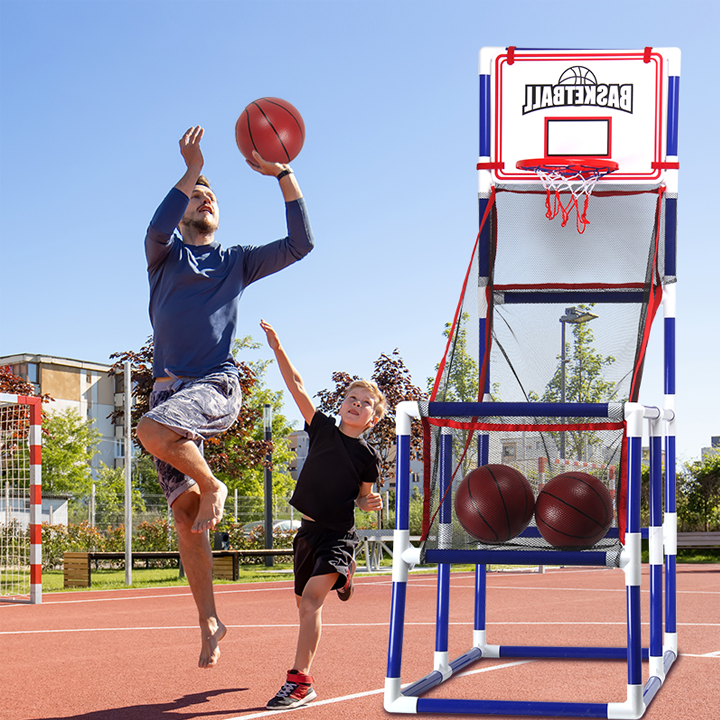 Bộ bóng rổ trong nhà cho trẻ em, full bộ bóng rổ thiết kế cao cấp nâng cao sức khỏe cho bé, chống rung chống lật, chơi trong nhà, ngoài chơi dễ dàng mang theo,khung chắc chắn cao cấp