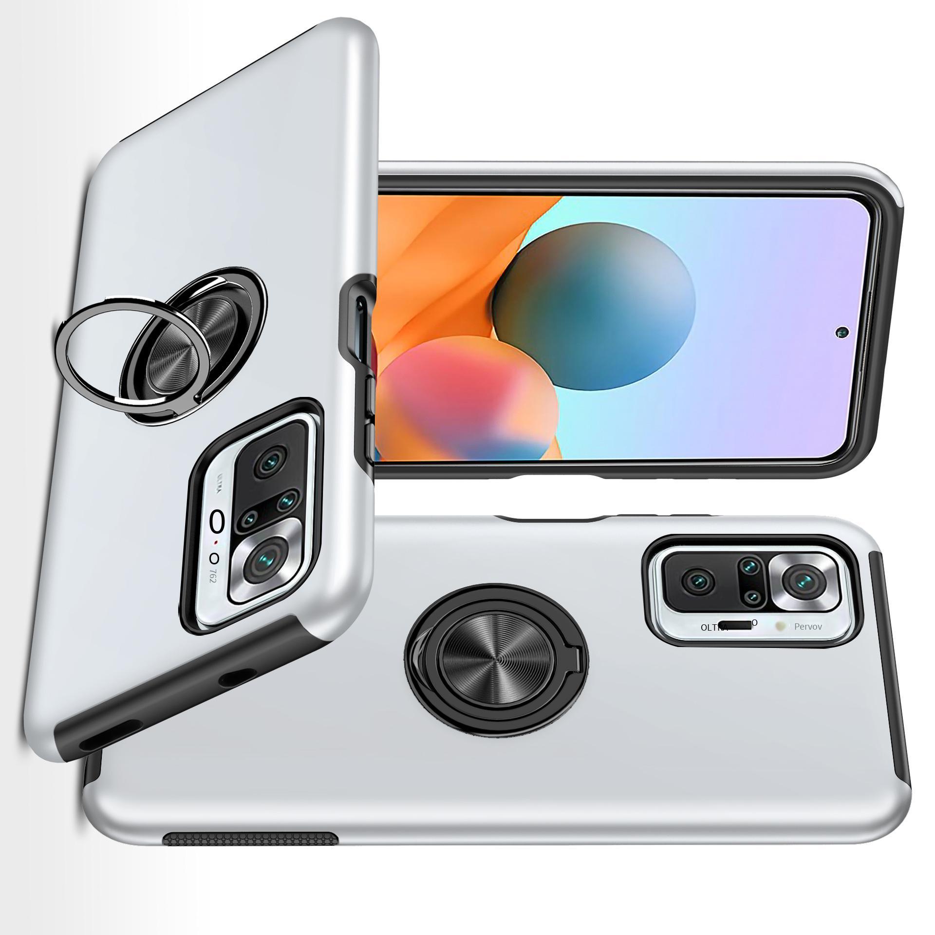 Đảm bảo chất lượng Vỏ điện thoại di động Yinshen phù hợp cho Xiaomi note10 \ note 10pro cảm giác da hút từ tính giá đỡ vô hình chống rơi