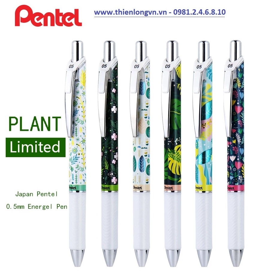 Bút Energel Kawwaii Pentel BLN75KW23-28 mực xanh 0.5mm