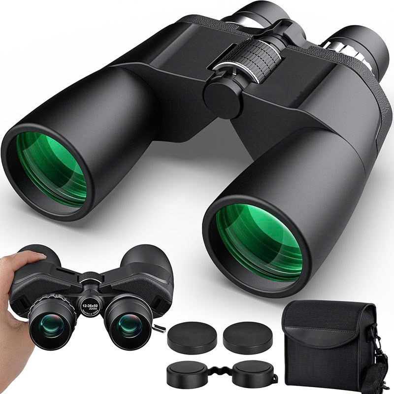 Ống nhòm hai mắt phóng đại lớn Terino BZ-1050HD new (lăng kính BAK4, HD, độ phóng đại lớn zoom 12x-36x, thấu kính FMC, màu đen) - Hàng chính hãng