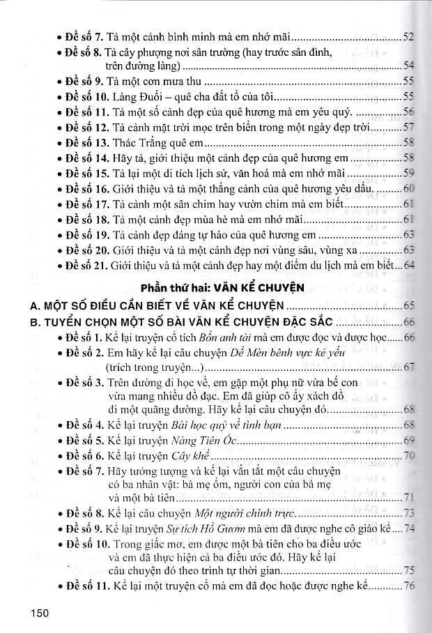 Những bài văn đạt điểm cao của học sinh giỏi 4 - Dùng chung các bộ SGK