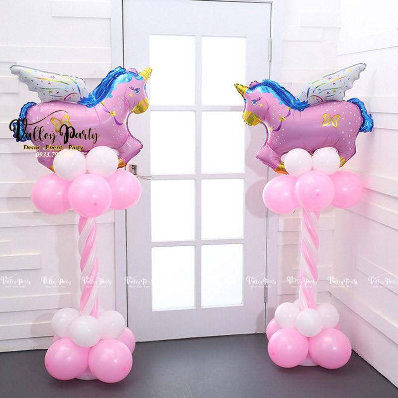 Trụ Bóng Jumbo 1,2m, Cột Đế Trụ Gắn Bóng To Trang Trí Sinh Nhật, Bộ Trụ Bóng Trang Trí Lối Đi Size 1m2