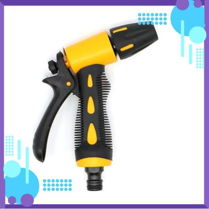 Vòi Xịt Nước️ Bộ dây vòi xịt nước rửa xe, tưới cây , tăng áp 3 lần, loại 7m, 10m 206319 cút sập, + đai
