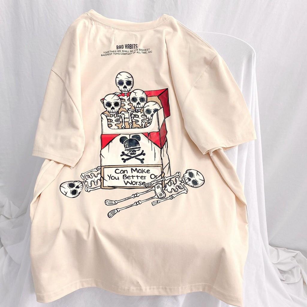 Áo thun Bad Habits Tobacco Áo form rộng tay lỡ unisex local brand - GIN STORE