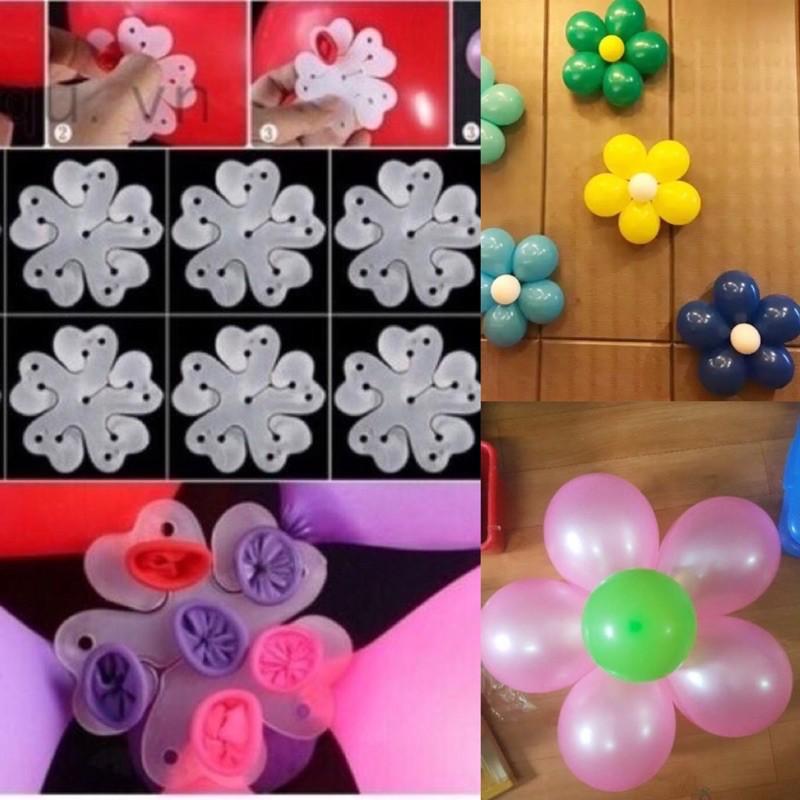 Kết bóng Cài thành bông hoa Nhựa hoa