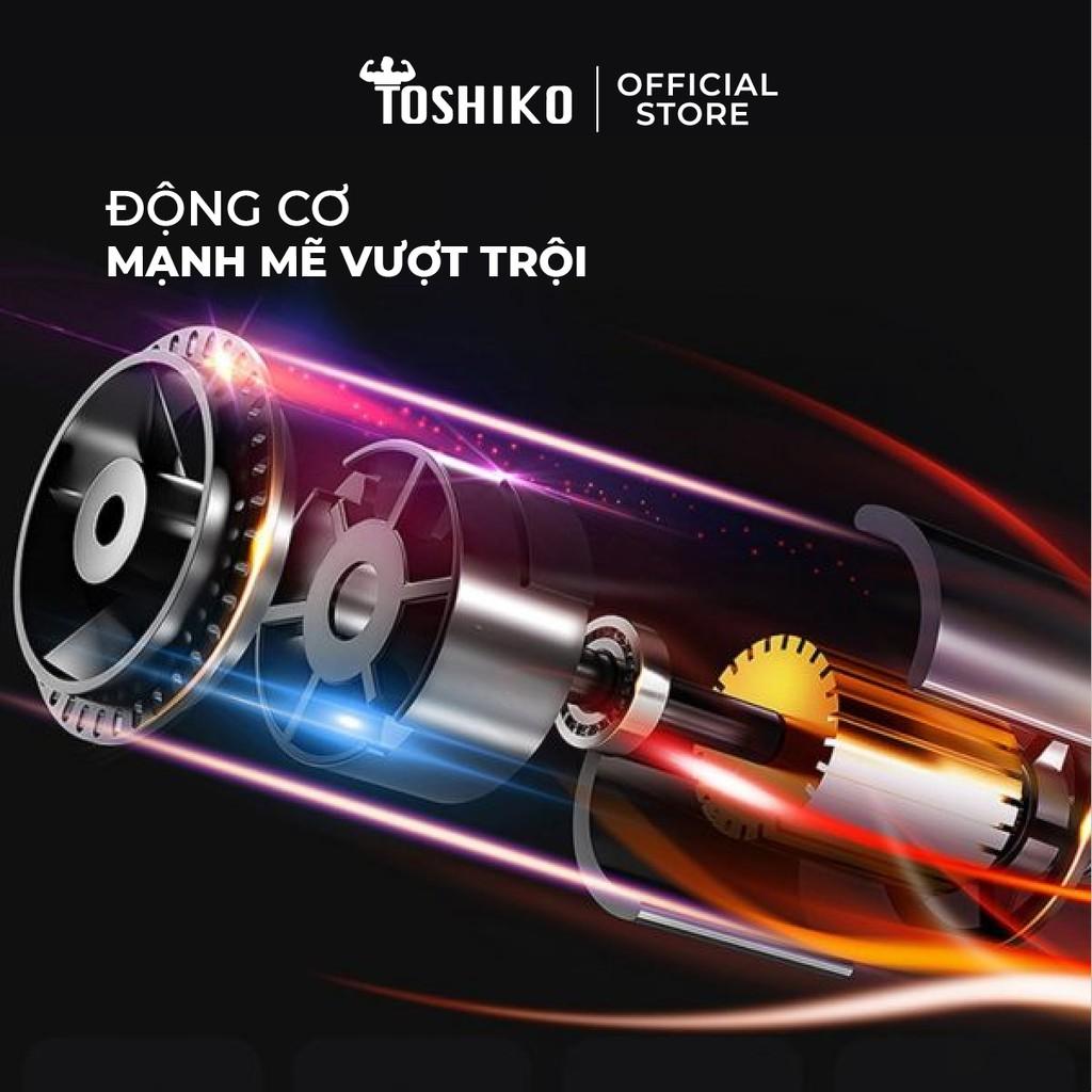 [Còn hàng] Máy chạy bộ đa năng tại nhà Toshiko MC33 PRO, chức năng nâng dốc tự động theo nhu cầu, kèm theo đai massage và thanh gập bụng, đồng hồ hiển thị thông số nhịp tim, calo tiêu thụ