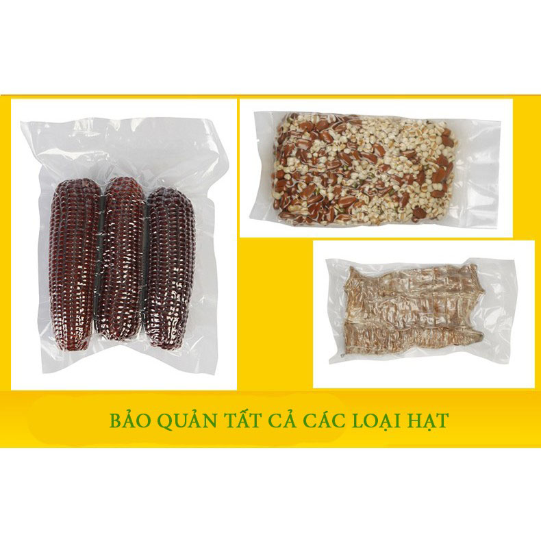 Túi hút chân không thực phẩm (mặt nhám, các size to) - Bộ đủ 100 túi