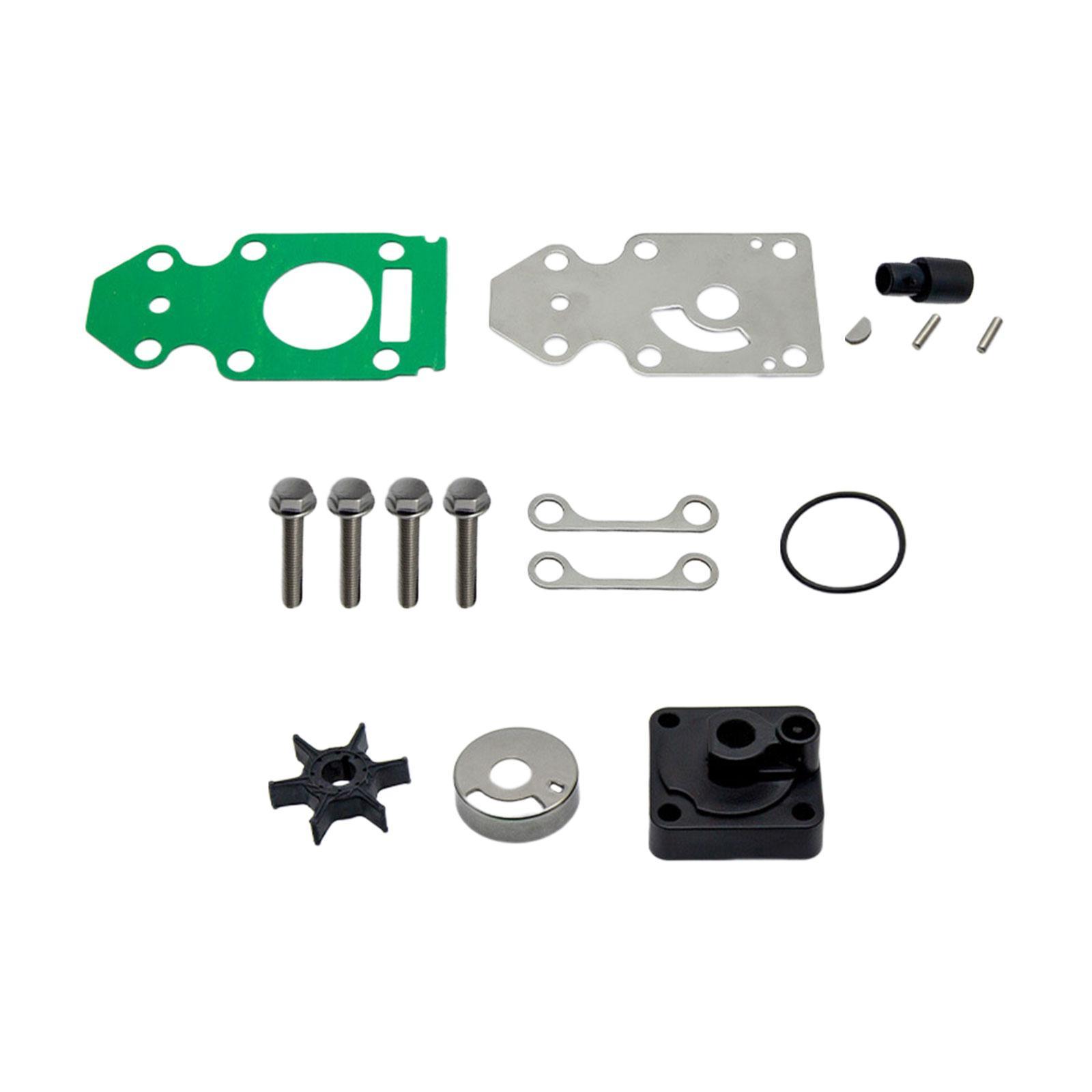 Outboard Pump Rebuild Outboard Parts Easy Installation Professional Durable Metal for Two Stroke 15 Horsepower