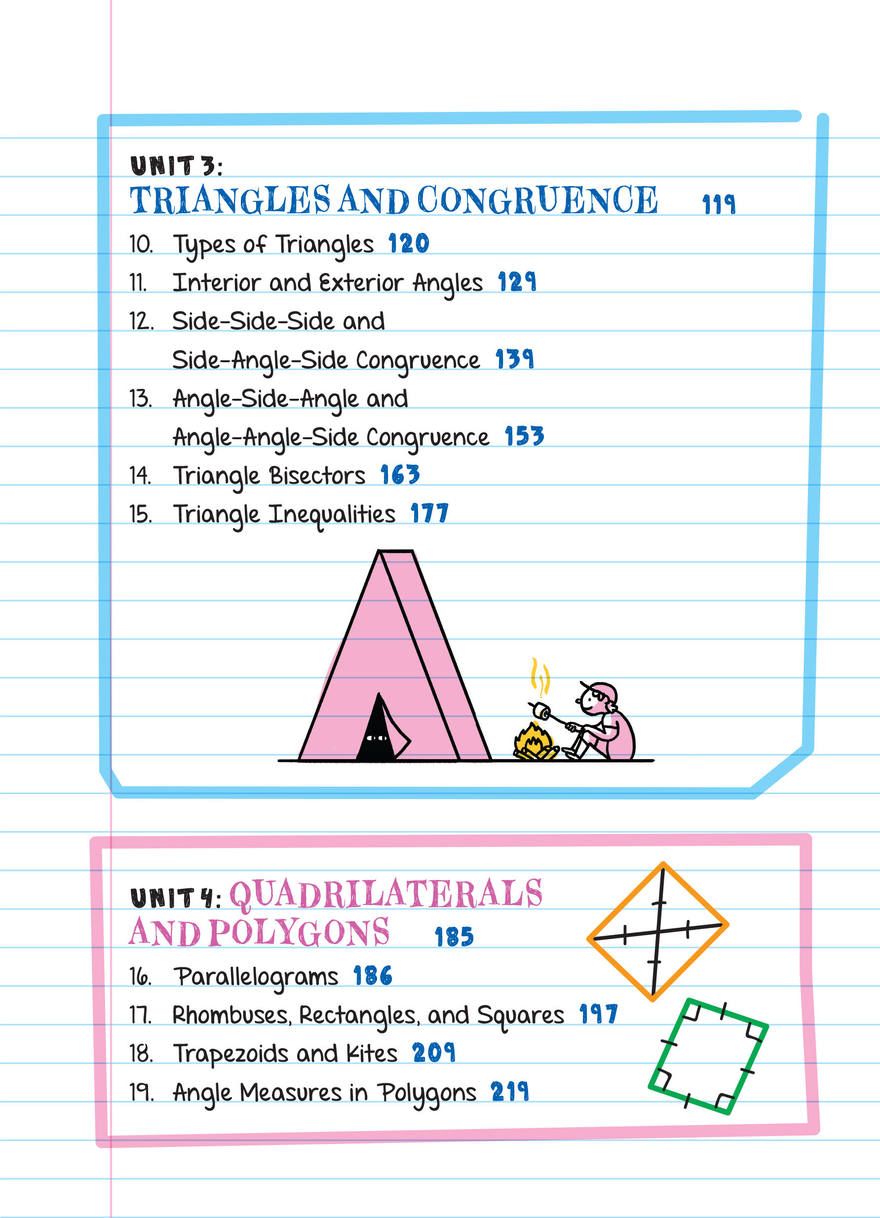 Sách Everything You Need To Ace Chemistry And Geometry Big Fat Notebooks - Tổng Hợp Kiến Thức Hóa Học Và Hình Học Dành Cho Học Sinh Lớp 8 Đến Lớp 12 - Á Châu Books, Bìa Cứng, In Màu