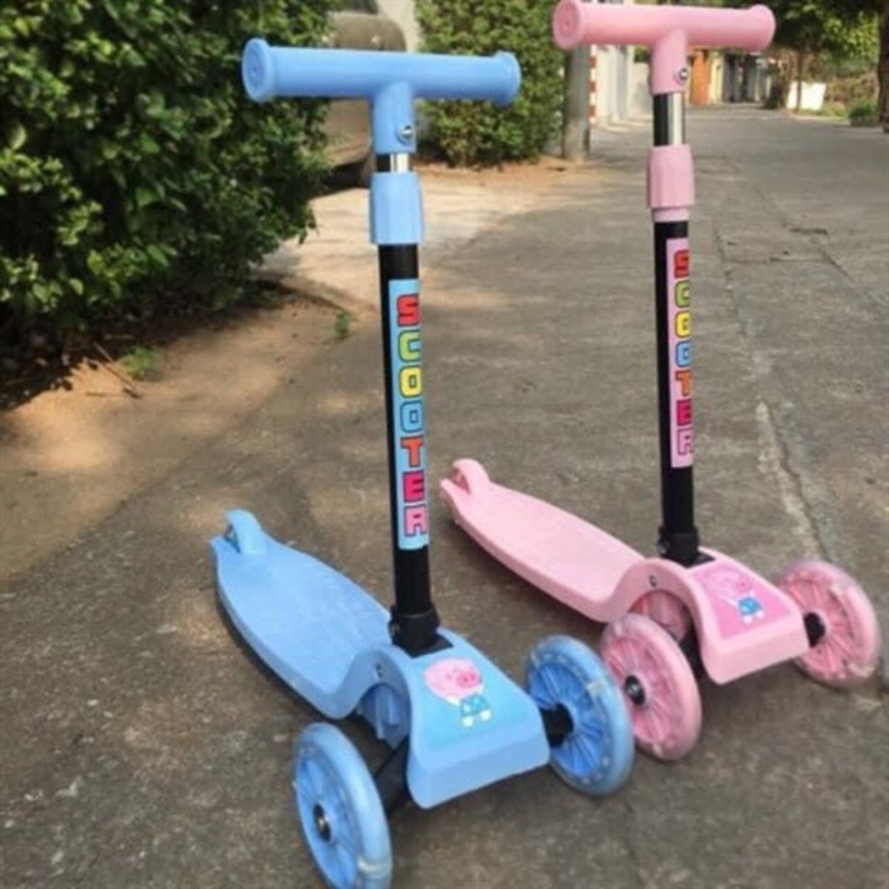 Xe trượt Scooter 3 bánh có bánh xe phát sáng cho bé yêu