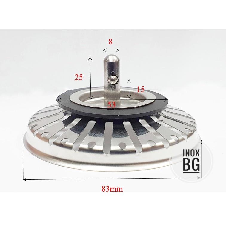 Nắp Chặn Rác Bồn Rửa Chén Đường Kính 82,5mm