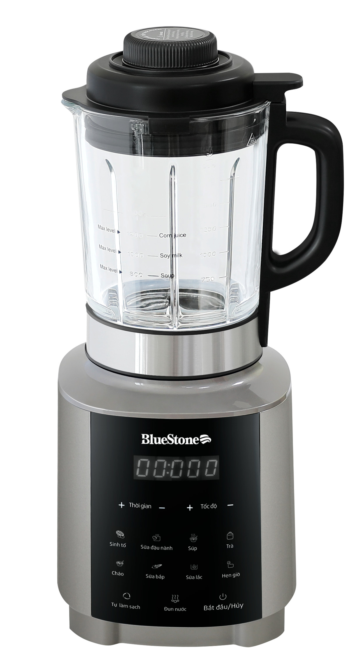 Máy Xay Nấu Sữa Hạt Đa Năng BlueStone BLB-6038 - Công suất 1000W - 7 chương trình nấu - Bảo hàng 24 tháng - Hàng chính hãng