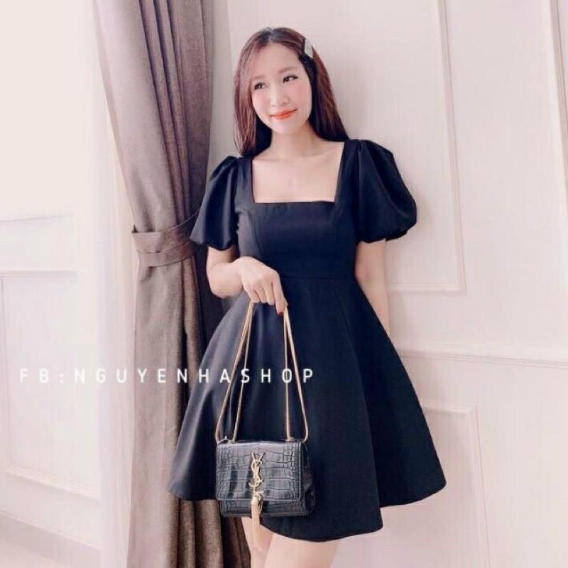 Đầm tay phồng loại 1