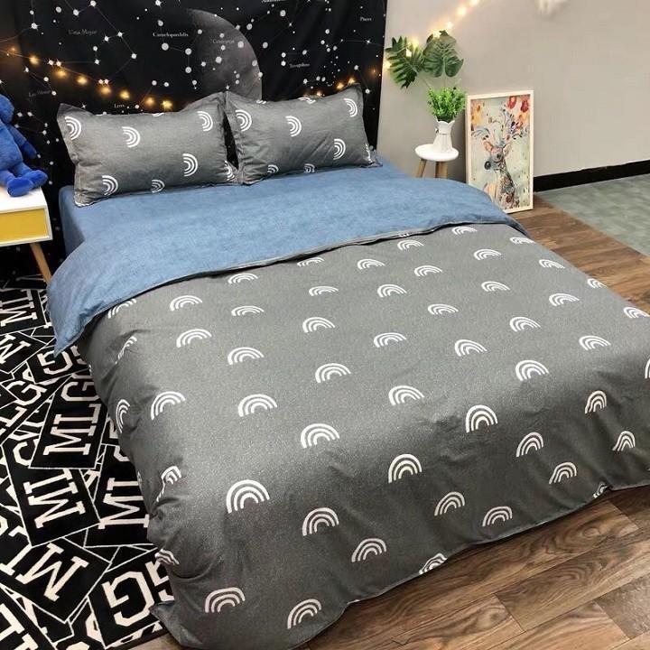 Bộ chăn ga 4 món cotton Tici cao cấp đủ size đủ màu TC04