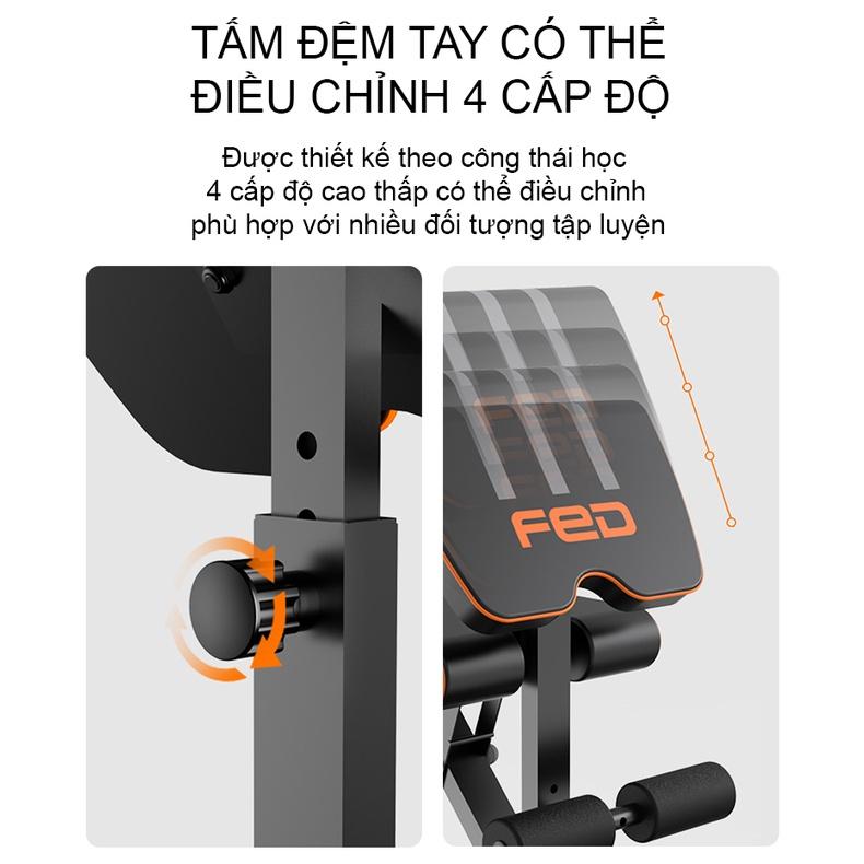 Ghế Tập Tạ Điều Chỉnh Đa Năng FED-XM0117 - Hàng Chính Hãng