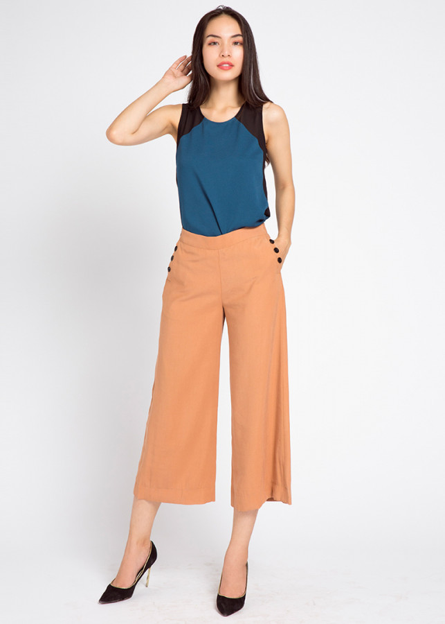 Quần Ống Rộng Lưng Thun Culottes Hity Fashion PAN019