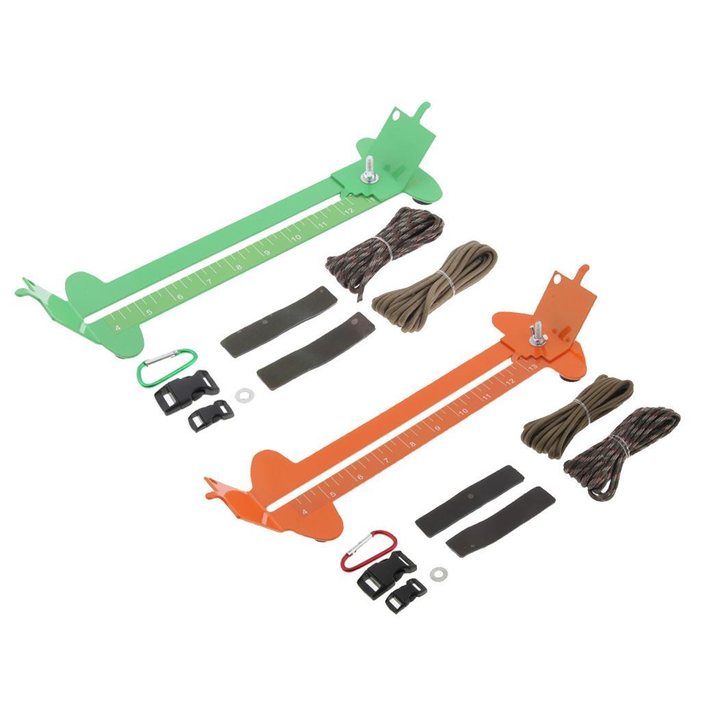 Stainless Steel Jig Craft Paracord Bracelet Making Rack Braid Tools with carabiner buckle