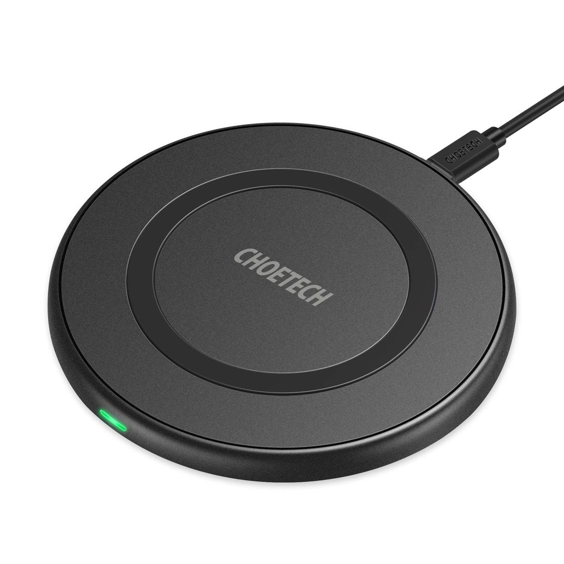 Đế sạc nhanh không dây Qi 10W hiệu CHOETECH T526-S10W cho điện thoại / Airpods 2 Công suất 10W, thiết kế nhỏ gọn, chuẩn Qi / MFI Apple - Hàng chính hãng