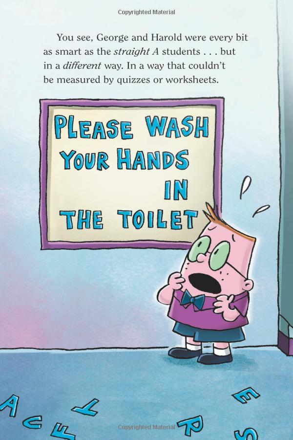 Sách Captain Underpants And The Big , Bad Battle Of The Bionic Booger Boy - Part 1: The Night Of The Nasty Nostril Nuggets (Captain Underpants Book 6)