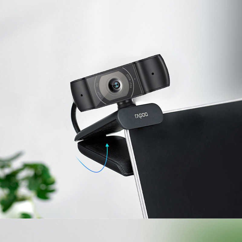 Webcam HD 720P Micro Khử Ồn Kép Ra RAPOO C200 - Hàng Chính Hãng