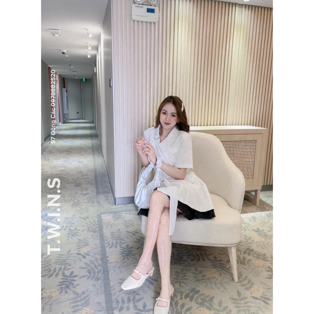 Váy blazer dây đai 8830