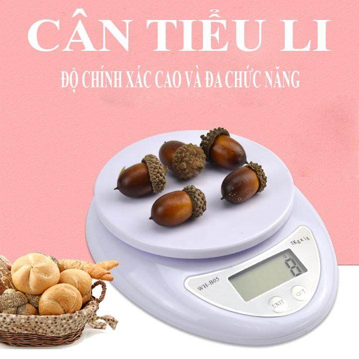 Cân điện tử mini cân điện tử nhà bếp - cân nhà bếp 5kg