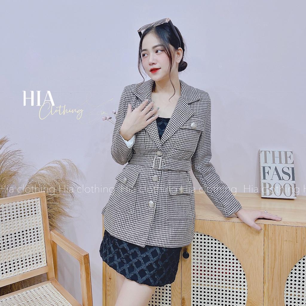Áo Khoác Dạ Kèm Đai| Thiết Kế Độc Quyền| Chất Vải Cao Cấp HIA Clothing A386