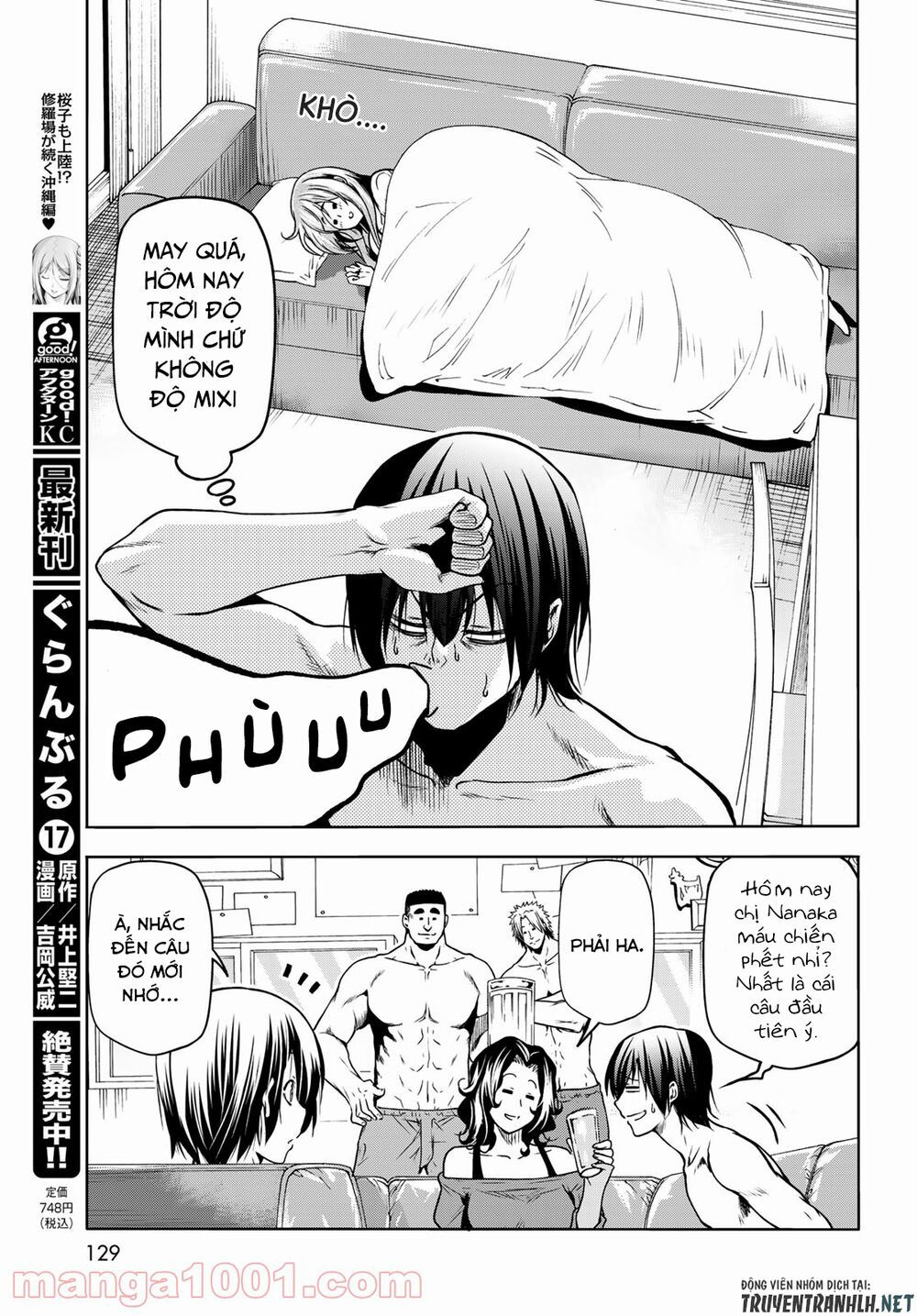 cô gái thích lặn - grand blue chapter 70 40