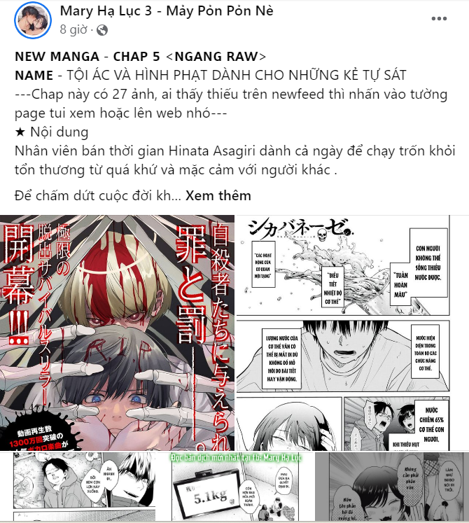 tội ác và hình phạt dành cho những kẻ tự sát chapter 5.2 9