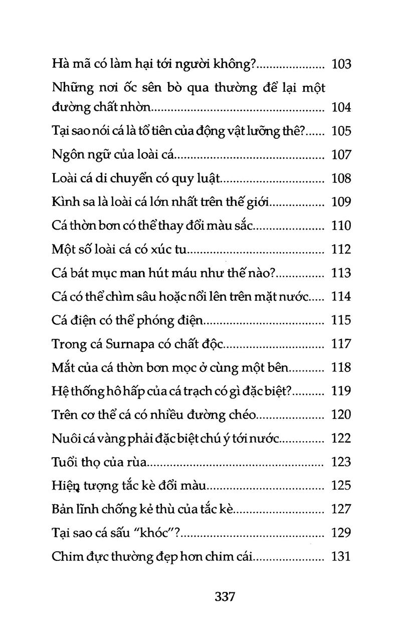 Khoa Học Vui - Thế Giới Động Vật