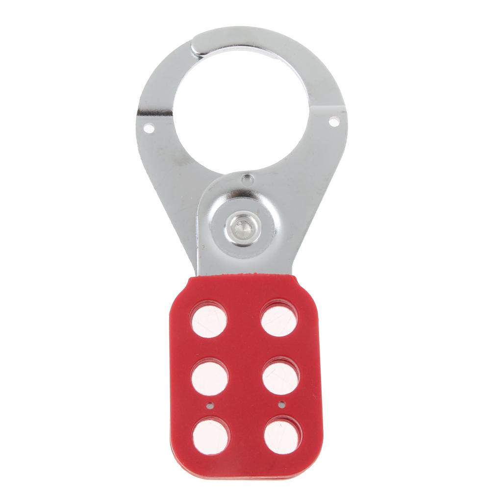 Bền Khóa Khóa Tagout Chốt Bấm, PA Thép Bọc Chốt Bấm, 1-1/2 Năm. Hàm Thông, An Toàn