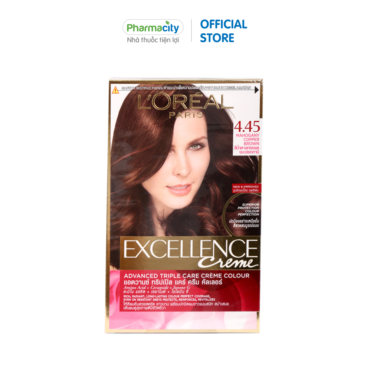 Kem nhuộm dưỡng tóc phủ bạc L'Oreal Excellence Crème