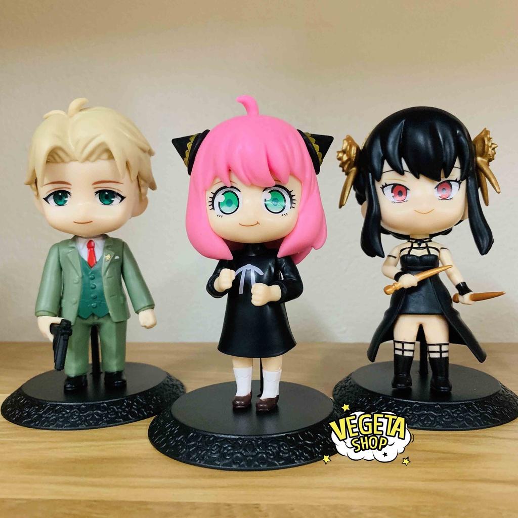 Mô hình Spy X Family Gia đình điệp viên - Mô hình Anya Loid Forger Yor Briar Becky Damian Emile Ewen - Cao 10~12cm