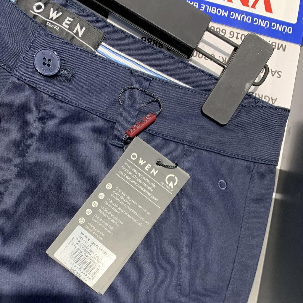 OWEN - Quần kaki Owen màu xanh navy 91735 - Quần kaki nam